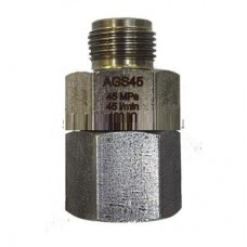 Поворотная муфта AGS45, 450bar, 45l/min, 160°C, вход-3/8внут, выход-3/8внеш, нерж. сталь МТМ 1180010100