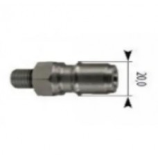 Ниппель 250bar (557209), 1/4внеш, нерж.сталь R+M 40005669