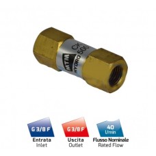 Обратный клапан CK500, 20l/min, 310bar, латунь, вход-1/4внут., выход-1/4внут. МТМ 1124080106 Обратный клапан CK500, 20l/min, 310bar, латунь, вход-1/4внут., выход-1/4внут. МТМ 1124080106