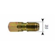 Ниппель 250bar, 3/8внут, оцинк.сталь  R+M 557204